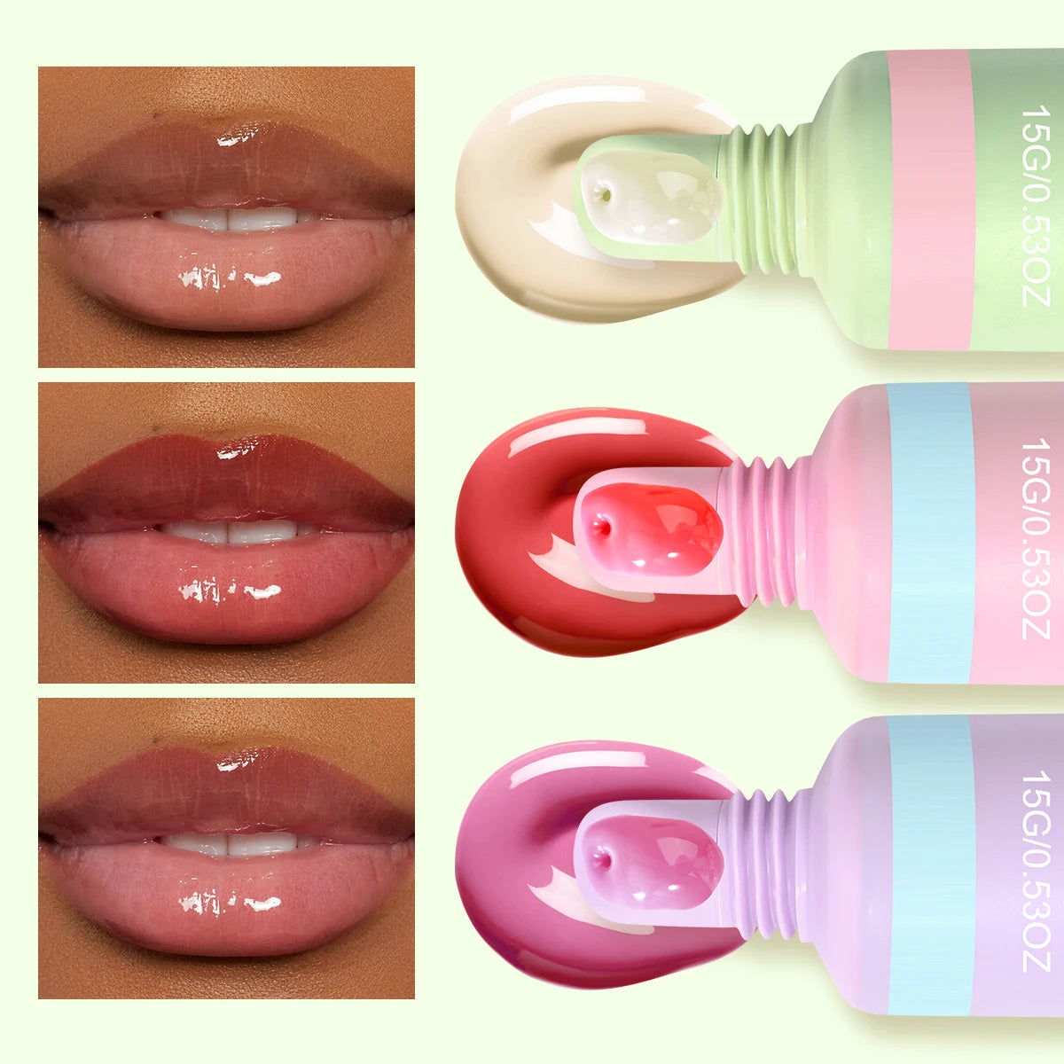 Long-Lasting Waterproof Peel-Off Plumping Lip Gloss