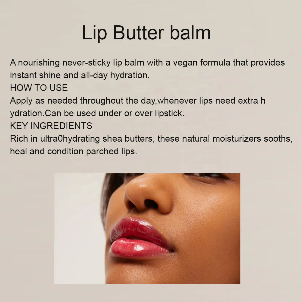 Vegan Natural Nourishing Shea Butter Lip Balm