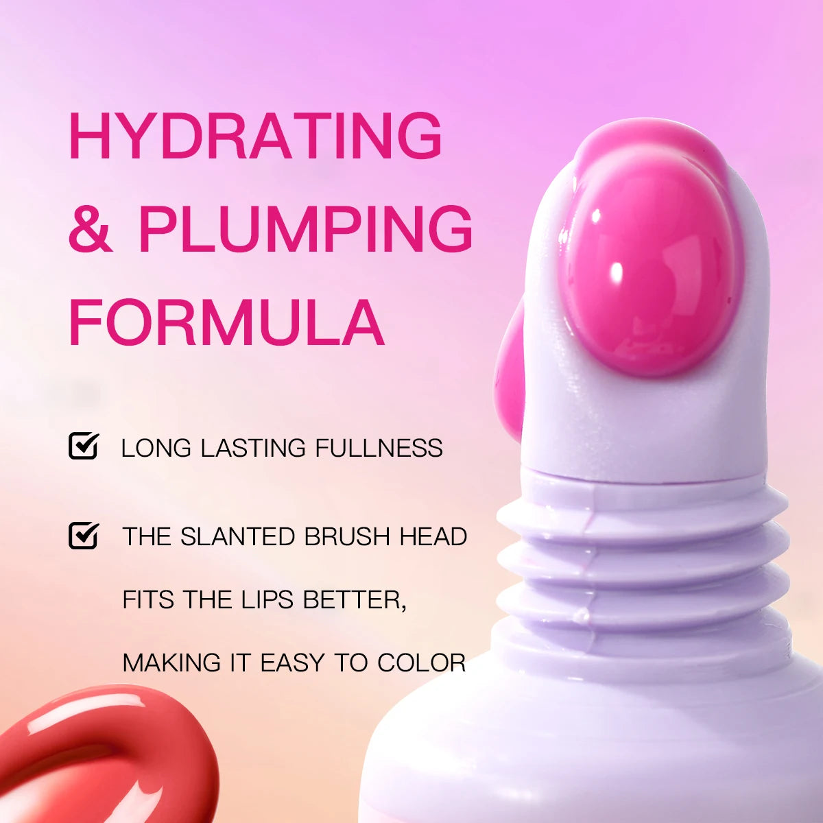 Long-Lasting Waterproof Peel-Off Plumping Lip Gloss