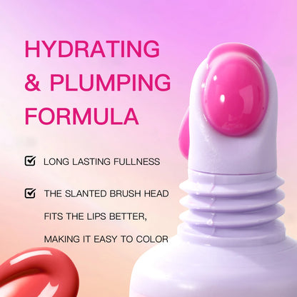 Long-Lasting Waterproof Peel-Off Plumping Lip Gloss